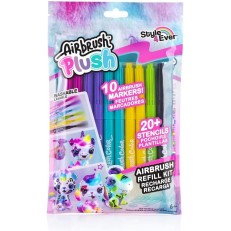 Σετ μαρκαδόροι και στένσιλ για αερογράφο, Canal Toys, 10 τεμ.