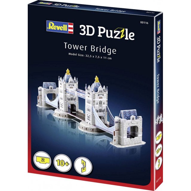 Мини пъзел Тауър Бридж 3D, 32 части
