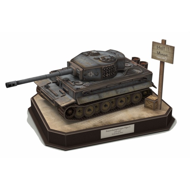 Παζλ, Revell, Γερμανικό τανκ "Tiger I" 3D, 200 κομμάτια