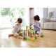 Ξύλινο σετ παιχνιδιών Hape, Domino, Dino adventure, 131 τεμάχια
