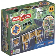 Μαγνητικός κατασκευαστής Magicube, Ζώα της ζούγκλας και κάρτες 145, 9 κομμάτια