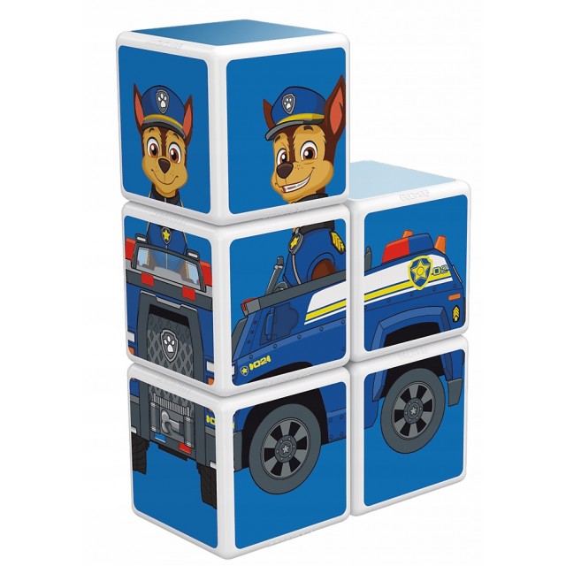 Магнитен конструктор Magicube, Paw Patrol, Полицейската кола на Чейс 079, 5 части