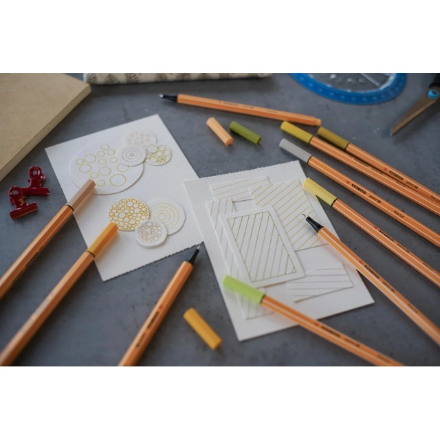 Σετ Fineliner, Stabilo, Point 88 ST8815-1, 15 χρώματα