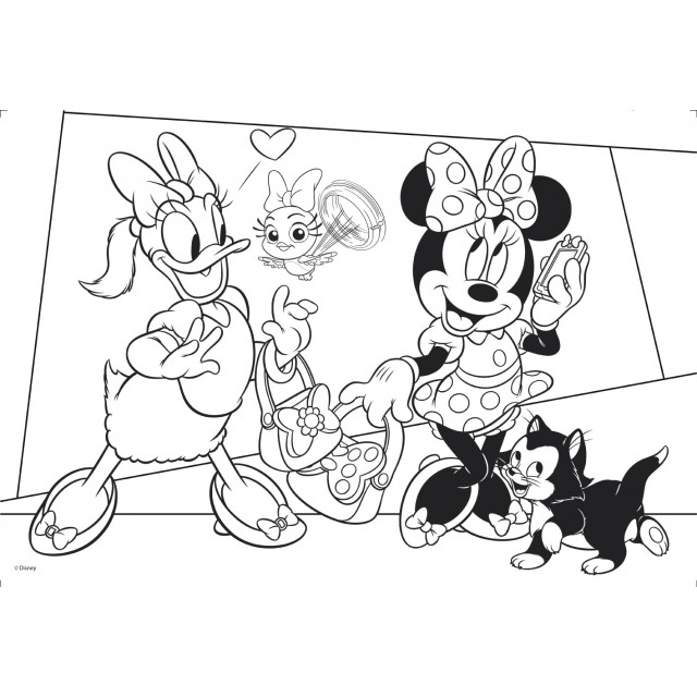 Παζλ, Lisciani, Minnie Mouse, Παζλ διπλής όψης 2 x 24 τεμαχίων