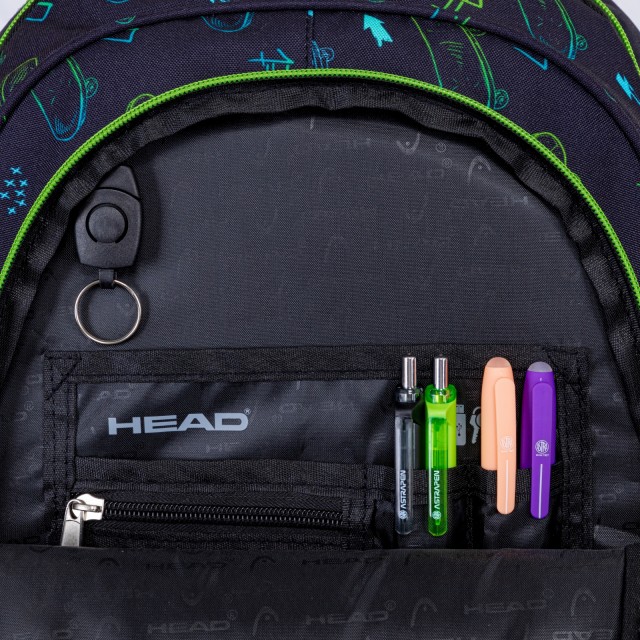 Σχολικό σακίδιο HEAD Skate lifestyle, AB300, 42 x 30 x 19 cm