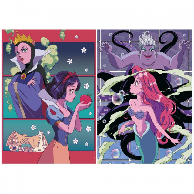 Puzzle, Educa, Disney Villains vs. Princesses, 2 x 500 κομμάτια
