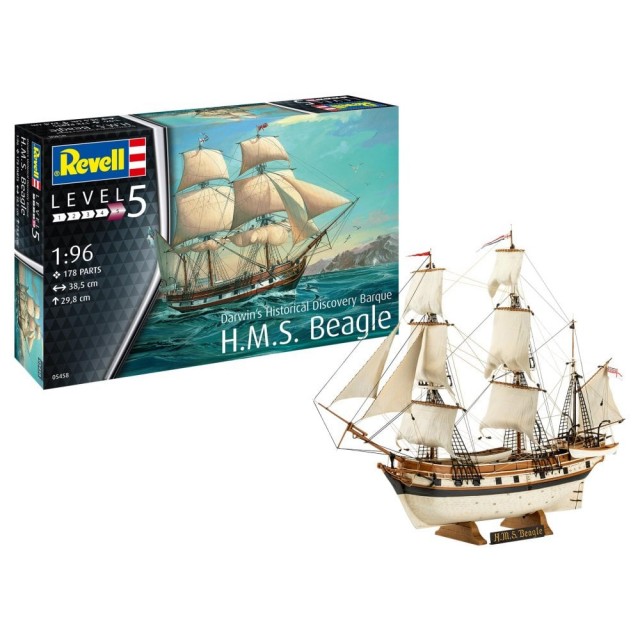 Ιστιοφόρο HMS Beagle - μοντέλο κατασκευής, 178 εξαρτήματα
