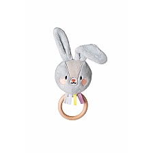 Βρεφική μαλακή κουδουνίστρα Bunny Riley, 18 εκ