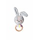 Βρεφική μαλακή κουδουνίστρα Bunny Riley, 18 εκ