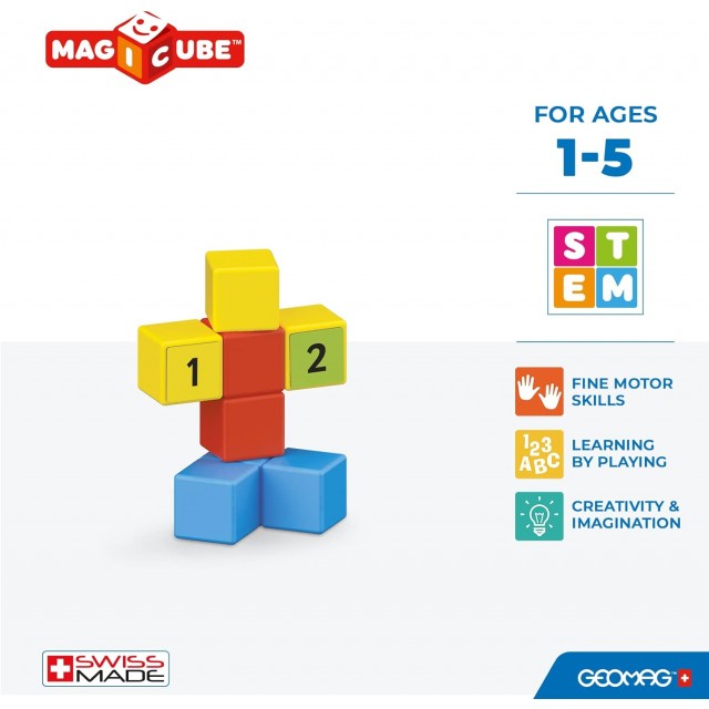 Магнитен конструктор Magicube, Математическо изграждане 257, 61 части