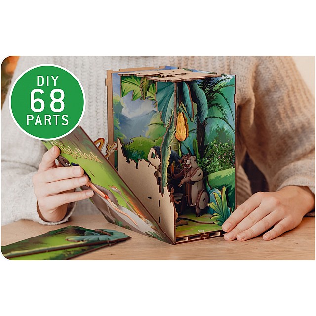Μοντέλο συναρμολόγησης με φως LED, Revell, The Jungle Book, Small Worlds για συναρμολόγηση, 68 μέρη