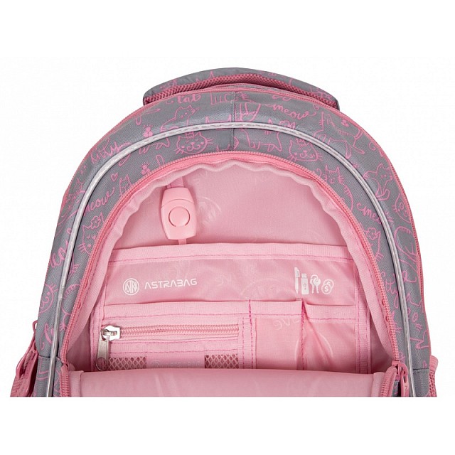 Σακίδιο πλάτης ASTRABAG AB330 Pinky Kitty