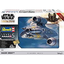 Star Wars The Mandalorian Razor Crest Platinum Edition Buildable Model, 143 Pieces