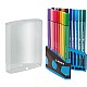 Σετ μαρκαδόρων, Stabilo, Στυλό 68 Color Parade ST6820-04-04 γαλάζιο κουτί, 20 χρώματα