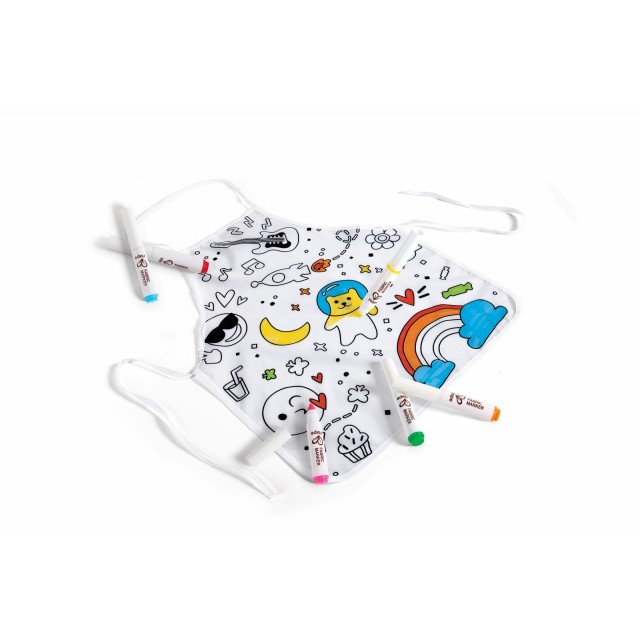 DIY πολύχρωμη ποδιά, Hape, 7 τεμάχια