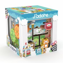 Ξύλινος κύβος παιχνιδιού διασκέδασης, Jadore