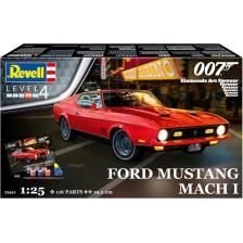 Ford Mustang Mach 1 James Bond 007 Diamonds Are Forever Model Kit 129 Pieces