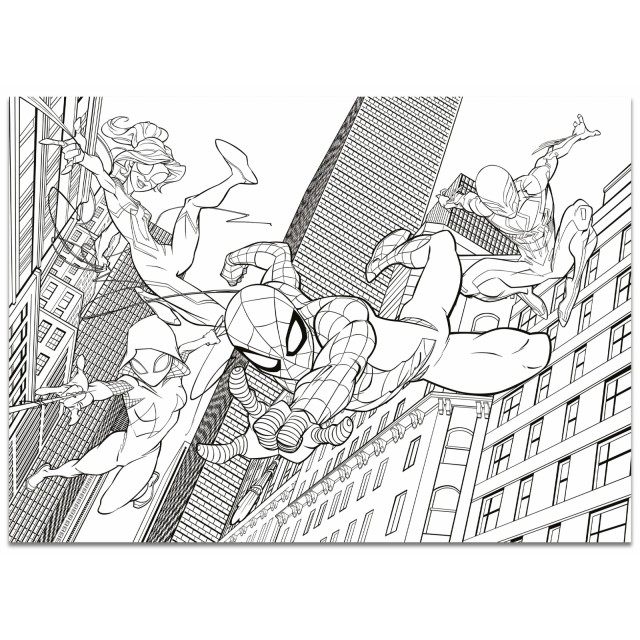 Παζλ, Lisciani, Spiderman, Παζλ διπλής όψης 2 x 48 τεμαχίων