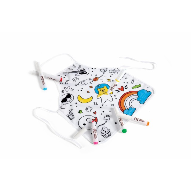 DIY πολύχρωμη ποδιά, Hape, 7 τεμάχια