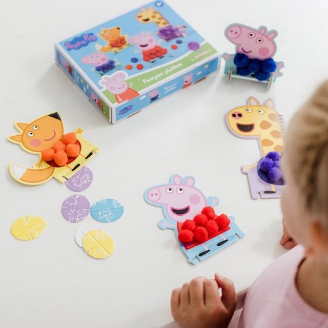 Δημιουργικό σετ, Totum, Peppa Pig, Διακόσμηση με πομπόν