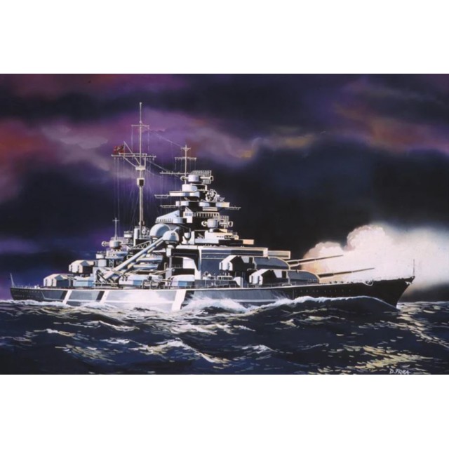 Μοντέλο συναρμολόγησης, Revell, κιτ εκκίνησης πλοίου Bismarck, 31 μέρη