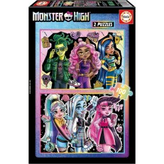 Παζλ Monster High 2 σε 1, 2 x 100 τεμάχια