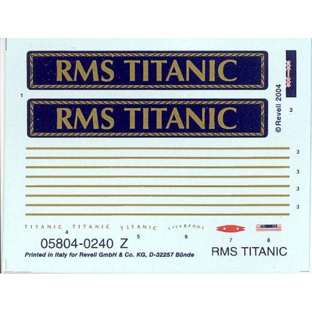 Ωκεανό RMS Titanic - μοντέλο συναρμολόγησης