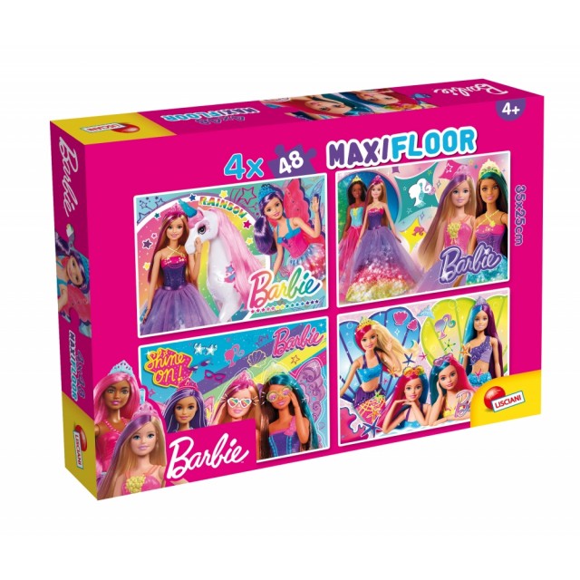 Παζλ, Lisciani, Barbie, Παζλ διπλής όψης 2 x 48 τεμαχίων