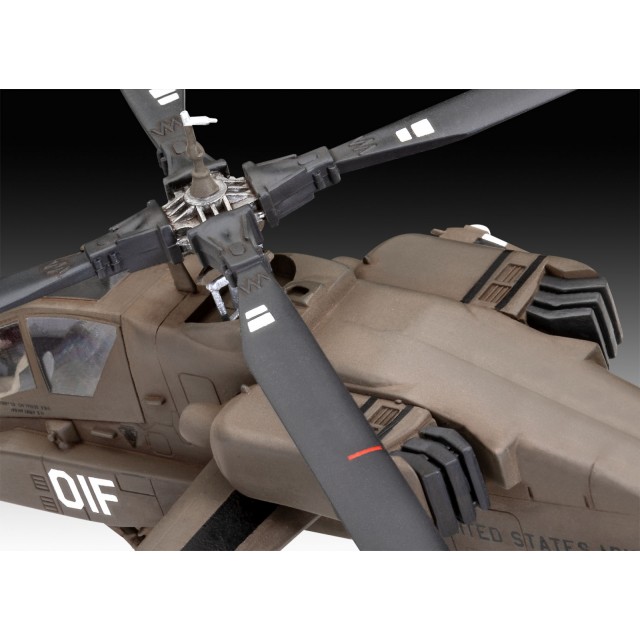 Сглобяем модел Военен хеликоптер AH-64A Apache, 71 части