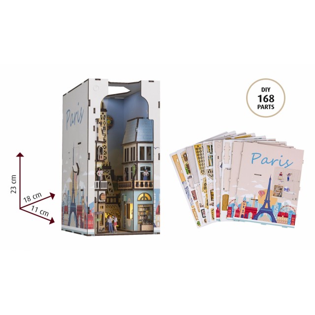 Μοντέλο συναρμολόγησης με φως LED, Revell, Paris, Small Worlds για συναρμολόγηση, 168 τεμάχια