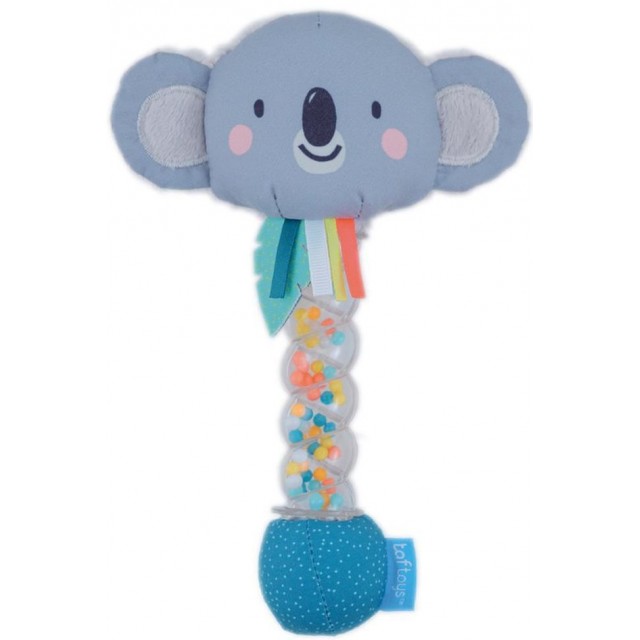 Βρεφική μαλακή κουδουνίστρα σε ραβδί Koala, 20 cm