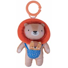 Βρεφική μαλακή κουδουνίστρα Lion, 17 cm