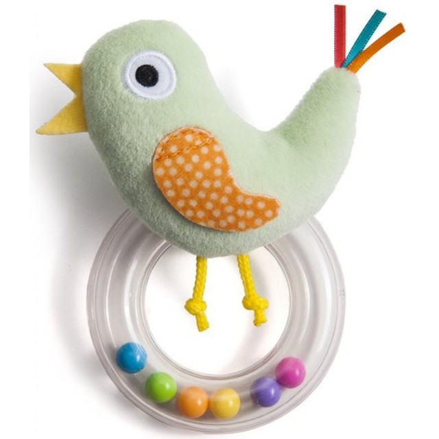 Βρεφική απαλή κουδουνίστρα, Taf Toys, Η αστεία γκόμενα, 14 cm