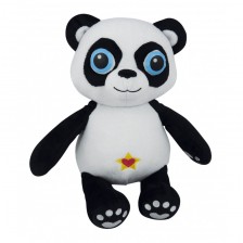 Λούτρινο panda με λαμπερά μάτια