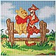 Σετ τέχνης με διαμάντια Pooh and Tigger, 30 x 30 cm, 6 τεμάχια
