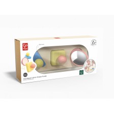 Montessori Educational Sensory Toy, Hape, Mirror Shapes, 24,6 x 6 x 8,8 cm