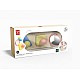 Montessori Educational Sensory Toy, Hape, Mirror Shapes, 24,6 x 6 x 8,8 cm
