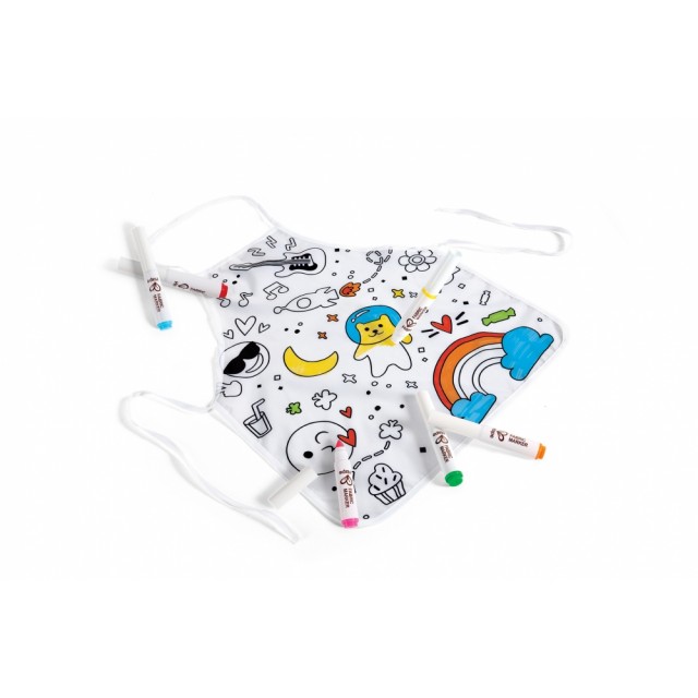 DIY πολύχρωμη ποδιά, Hape, 7 τεμάχια