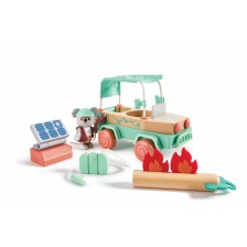 Ξύλινο σετ, Hape, Sunny off-road adventures, 11 τεμάχια