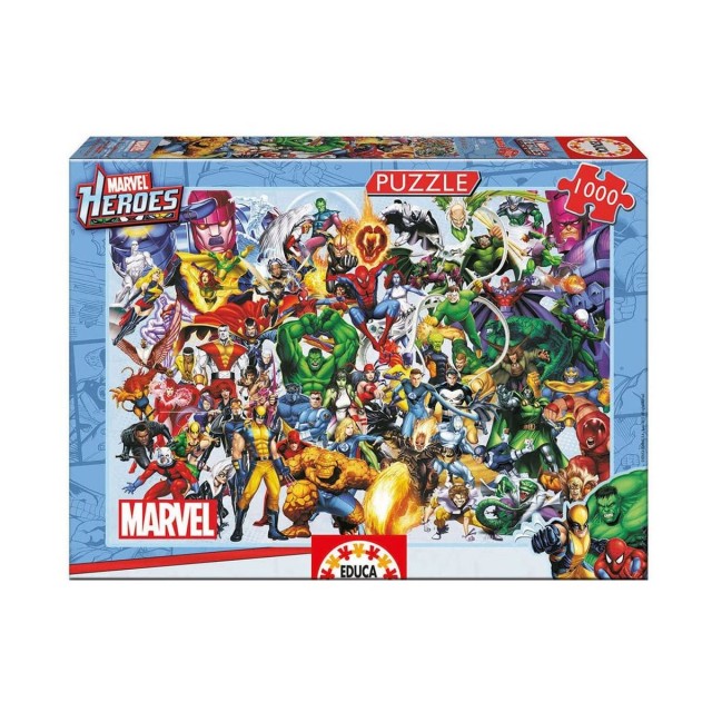 Collage of Marvel Heroes - παζλ 1000 τεμαχίων