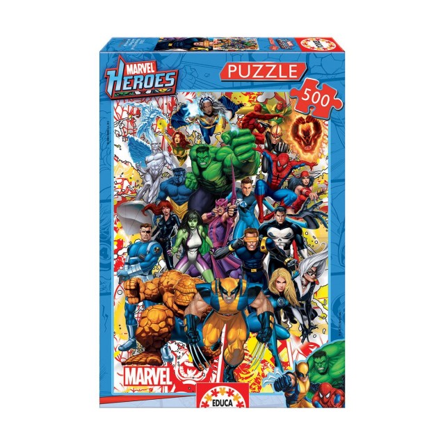 χαρακτήρες Marvel - παζλ 500 τεμαχίων