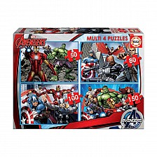 4in1 The Avengers - παζλ 50-80-100-150 τεμάχια