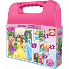 Πριγκίπισσες της Disney - παζλ σε χαρτοφύλακα 12-16-20-25 τεμάχια