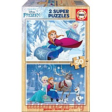 Frozen - παζλ 2x50 κομμάτια