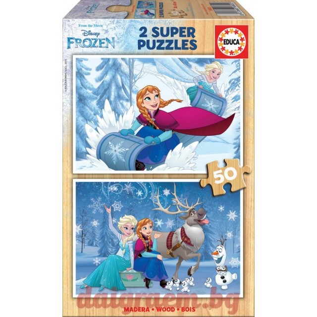 Frozen - παζλ 2x50 τεμάχια
