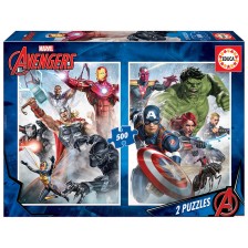 Marvel μανία - παζλ 2x500 κομμάτια