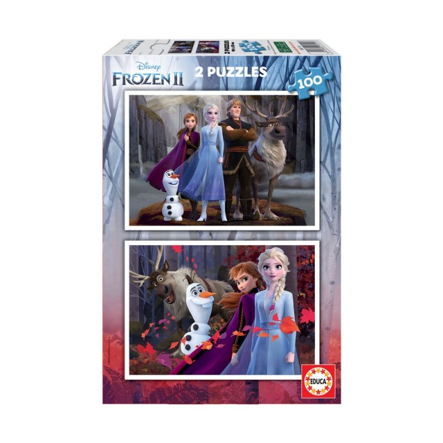Frozen 2 - παζλ 2x100 τεμάχια