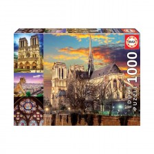 Κολάζ Notre Dame - παζλ 1000 τεμαχίων