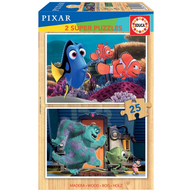 Pixar - παζλ 2x25 τεμαχίων