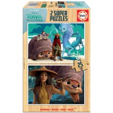 Pixar - Ράγια και ο Τελευταίος Δράκος - παζλ 2x25 κομμάτια